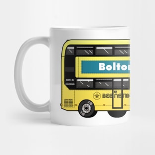 Bolton Transport for Greater Manchester (TfGM) Bee Network yellow bus Mug